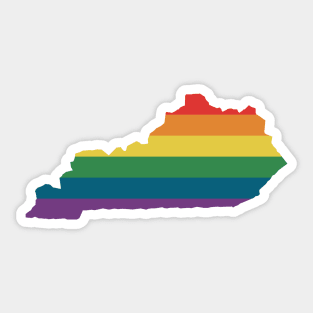 Kentucky State Rainbow Sticker
